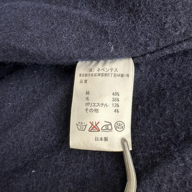 ニードルス Needles コート コート一般 SAMUE COAT 作務衣 ノーカラー コート S 紺 / ネイビー / navy メンズ USED 古着 中古 50153033