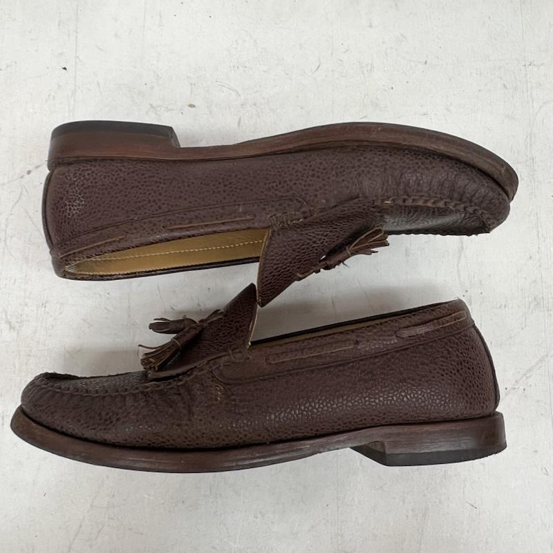 ビューティアンドユース BEAUTY&YOUTH シューズ シューズ レザー タッセル ローファー 革靴 US：8 茶 / ブラウン / brown メンズ USED 古着 中古 50153059