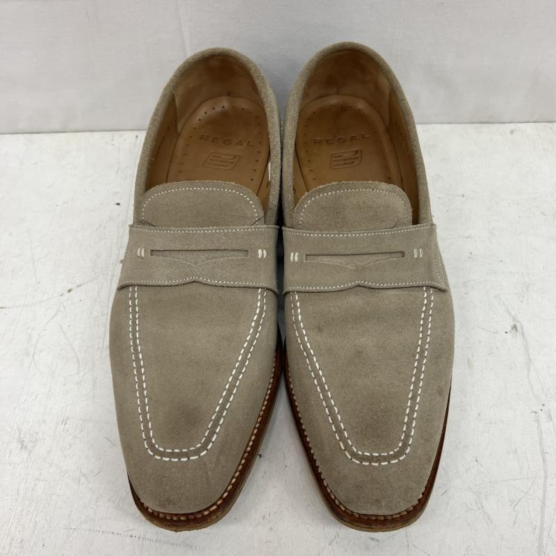 リーガル REGAL シューズ シューズ スエード レザー コイン ローファー 革靴 スリッポン 26.0cm ベージュ / ベージュ / beige メンズ USED 古着 中古 50153061