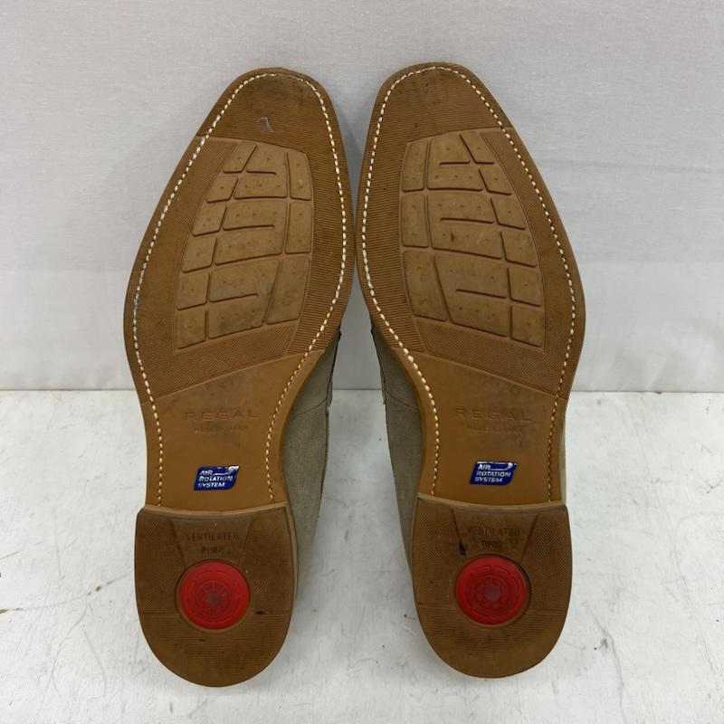 リーガル REGAL シューズ シューズ スエード レザー コイン ローファー 革靴 スリッポン 26.0cm ベージュ / ベージュ / beige メンズ USED 古着 中古 50153061