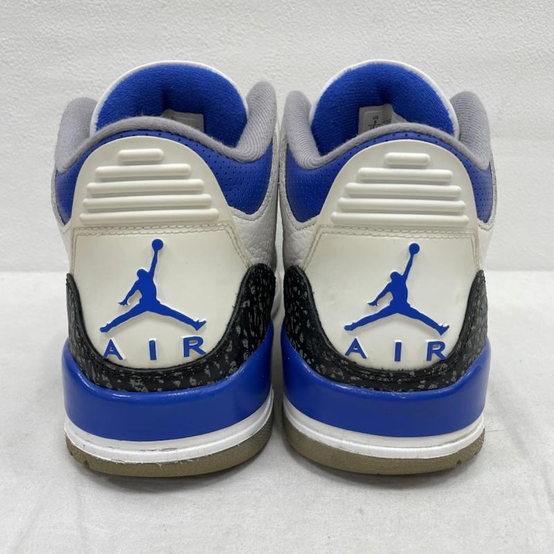 ナイキ NIKE シューズ シューズ AIR JORDAN 3 エアジョーダン ハイカット スニーカー RETRO RACER BLUE CT8532-145 レトロ レーサー 27.0cm 27.0cm ロゴ、文字 白 / ホワイト / white X 青 / ブルー / blue X 黒 / ブラック / black メンズ USED 古着 中古 50153069