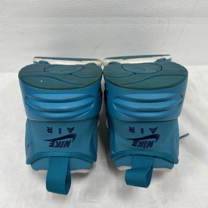 ナイキ NIKE シューズ シューズ AIRWAYUP エアウェイアップ スニーカー バスケット バッシュ 579945-300 27.5cm 27.5cm 無地 水色 / ライトブルー / X 白 / ホワイト / white X 紺 / ネイビー / navy メンズ USED 古着 中古 50153074