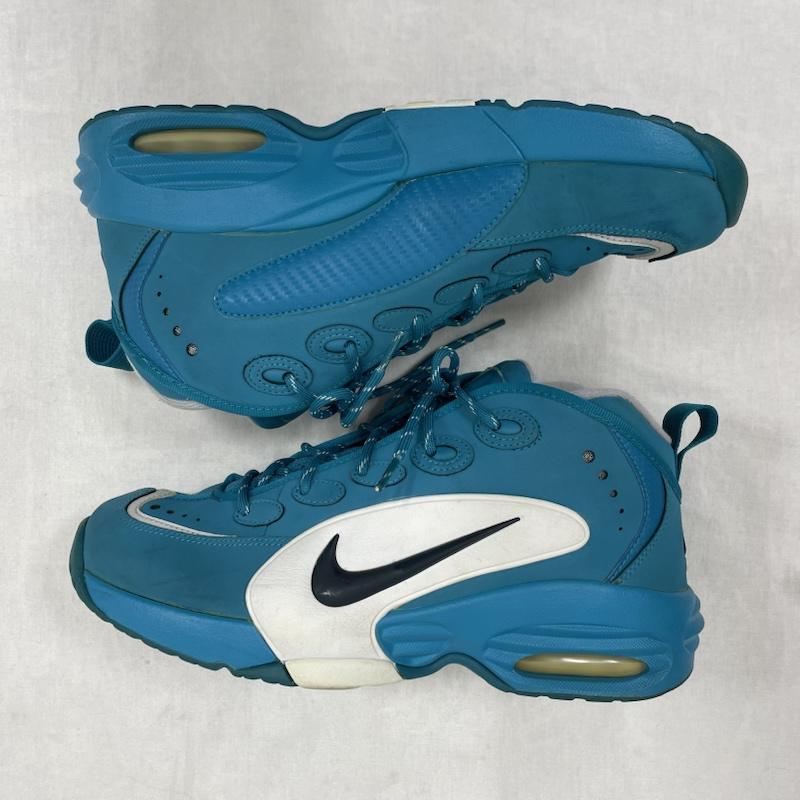 ナイキ NIKE シューズ シューズ AIRWAYUP エアウェイアップ スニーカー バスケット バッシュ 579945-300 27.5cm 27.5cm 無地 水色 / ライトブルー / X 白 / ホワイト / white X 紺 / ネイビー / navy メンズ USED 古着 中古 50153074