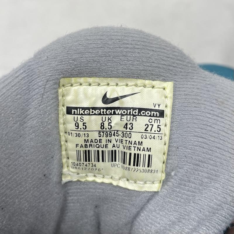 ナイキ NIKE シューズ シューズ AIRWAYUP エアウェイアップ スニーカー バスケット バッシュ 579945-300 27.5cm 27.5cm 無地 水色 / ライトブルー / X 白 / ホワイト / white X 紺 / ネイビー / navy メンズ USED 古着 中古 50153074