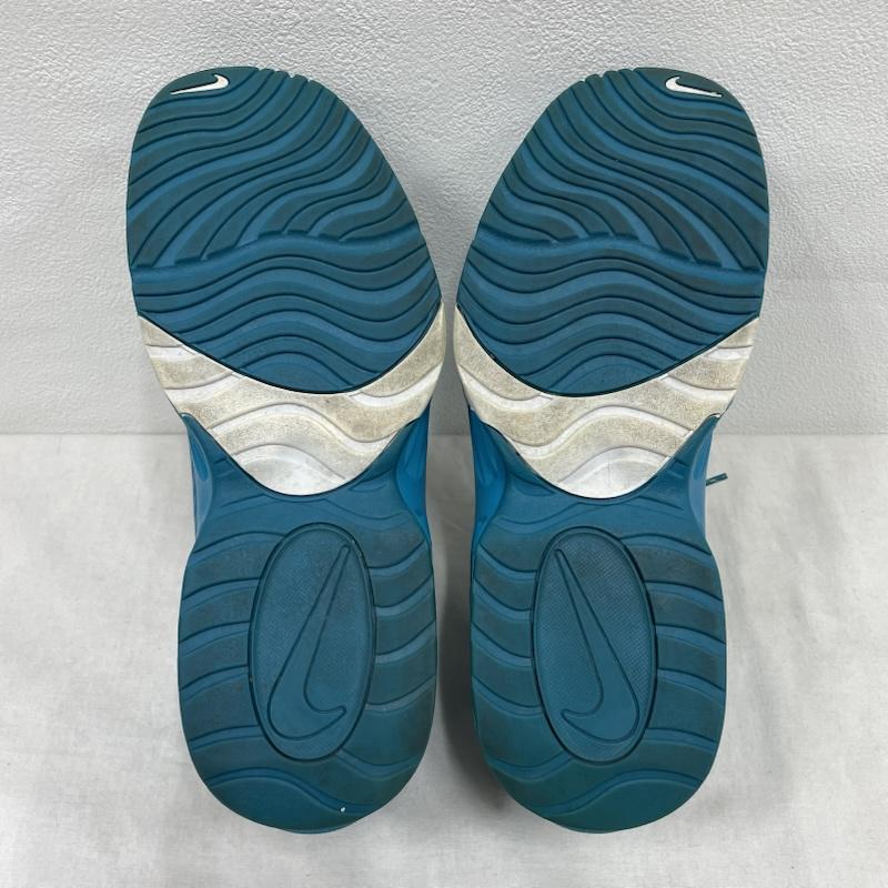 ナイキ NIKE シューズ シューズ AIRWAYUP エアウェイアップ スニーカー バスケット バッシュ 579945-300 27.5cm 27.5cm 無地 水色 / ライトブルー / X 白 / ホワイト / white X 紺 / ネイビー / navy メンズ USED 古着 中古 50153074