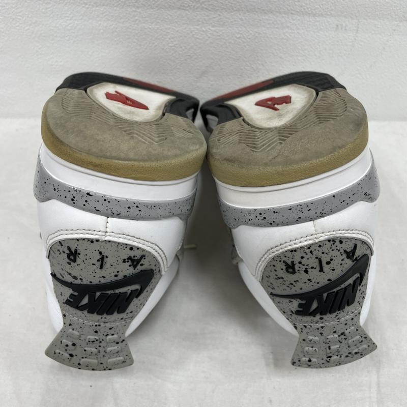 ナイキ NIKE シューズ シューズ AIR JORDAN 4 RETRO OG WHITE CEMENT エアジョーダン レトロ ホワイトセメント スニーカー 840606-192 27cm 27.0cm 無地 白 / ホワイト / white X 灰 / グレー / gray X 黄 / イエロー / yellow メンズ USED 古着 中古 50153076