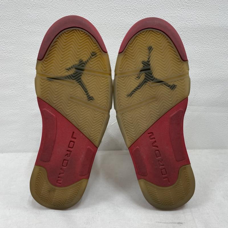 ナイキ NIKE シューズ シューズ AIR JORDAN 5 RETRO ファイアレッド ハイカット スニーカー 29cm136027-120 27.5cm 27.5cm 無地 白 / ホワイト / white X 紺 / ネイビー / navy X 赤 / レッド / red X 金 / ゴールド / gold color メンズ USED 古着 中古 50153079