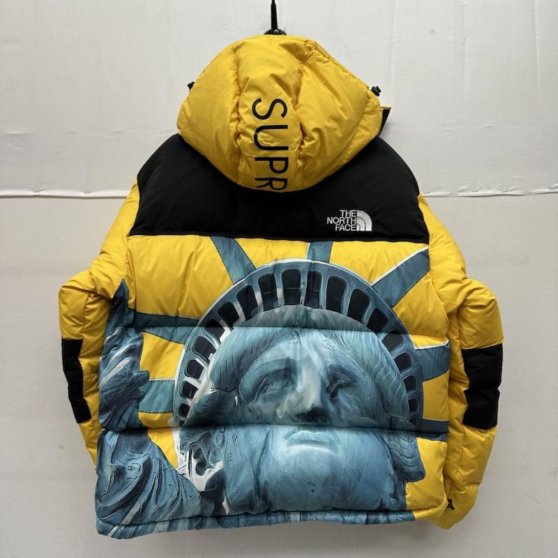 シュプリーム Supreme ジャケット、上着 ジャンパー、ブルゾン 19aw THE NORTH FACE STATUE PRINT バルトロ ダウン ジャケット ND919011 L 黄 / イエロー / yellow メンズ USED 古着 中古 50153082