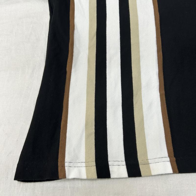 エクストララージ XLARGE ポロシャツ 半袖 JACQUARD KNIT POLOSHIRT ジャカードニットポロシャツ ブラック XLサイズ 101232013001 XL ストライプ 黒 / ブラック / black メンズ USED 古着 中古 50153095