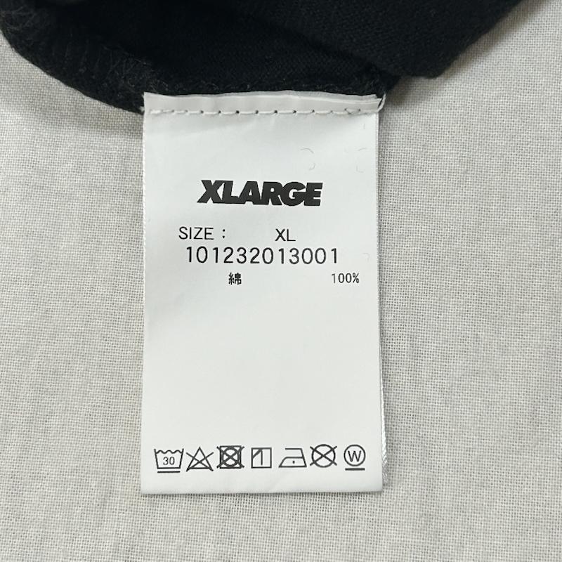 エクストララージ XLARGE ポロシャツ 半袖 JACQUARD KNIT POLOSHIRT ジャカードニットポロシャツ ブラック XLサイズ 101232013001 XL ストライプ 黒 / ブラック / black メンズ USED 古着 中古 50153095