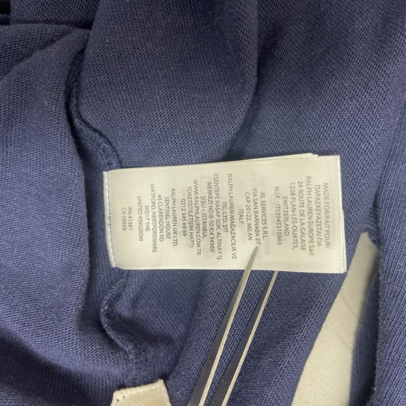 ポロバイラルフローレン Polo by RALPH LAUREN トップス トップス ポロ ベア コーデュロイ 襟 ラグビー ラガー シャツ ORタグ 紺 / ネイビー / navy メンズ USED 古着 中古 50153099