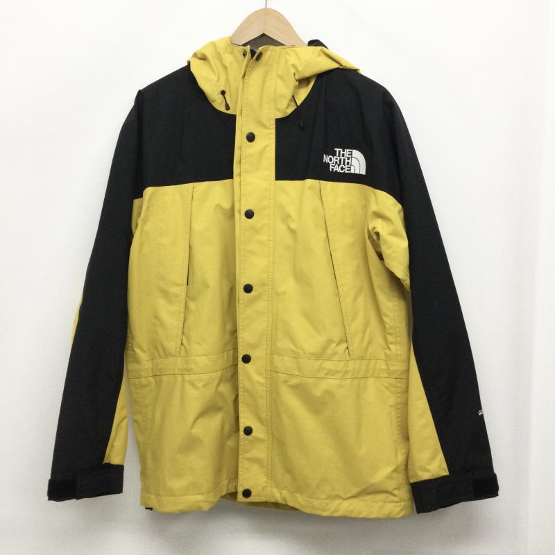 ザノースフェイス THE NORTH FACE ジャケット、上着 ジャンパー、ブルゾン THE NORTH FACE Mountain Light Jacket NP11834 M 無地 黒 / ブラック / black X 黄 / イエロー / yellow メンズ USED 古着 中古 50153102