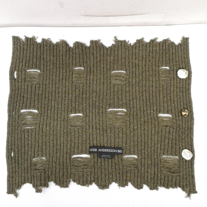 古着 USED ファッション小物 ファッション小物 ANDERSSON BELL ROGHEN WOOL NECK WARMER ネックウォーマー - カーキオリーブ / カーキオリーブ / メンズ USED 古着 中古 50153118