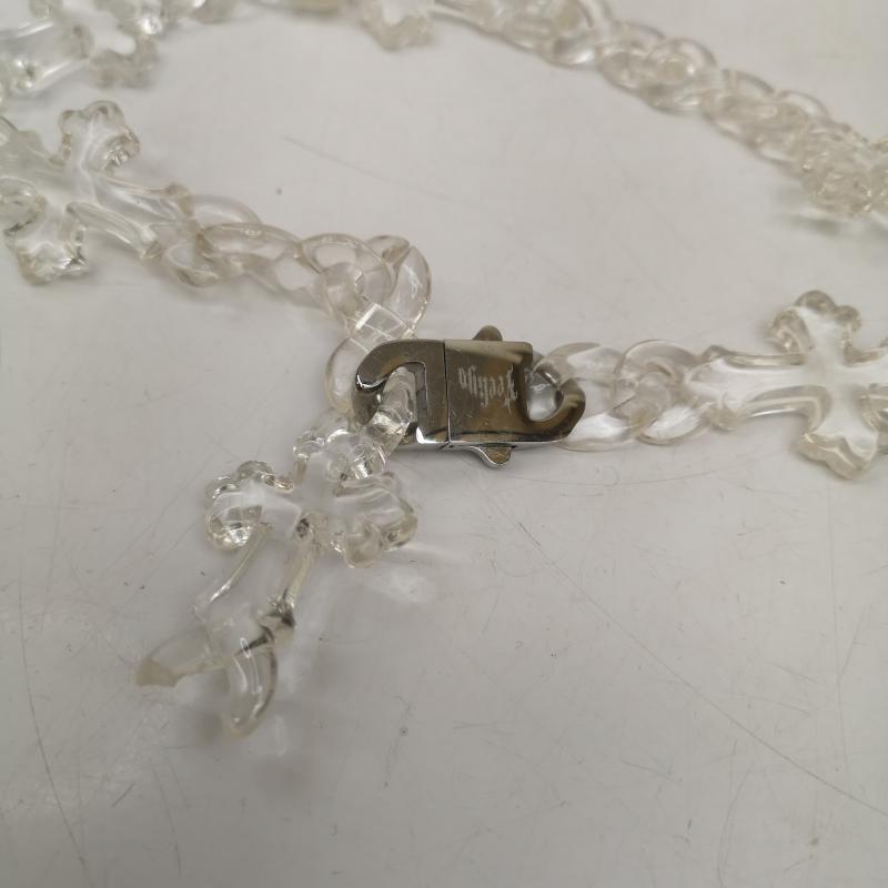 古着 USED ファッション小物 ファッション小物 EL JEWERLY MADE Yeekyo 逆十字架 クリア ネックレス - 透明 / クリア / メンズ USED 古着 中古 50153122