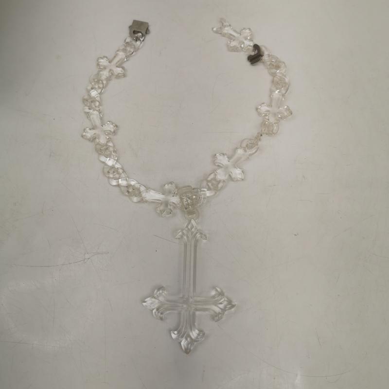 古着 USED ファッション小物 ファッション小物 EL JEWERLY MADE Yeekyo 逆十字架 クリア ネックレス - 透明 / クリア / メンズ USED 古着 中古 50153122