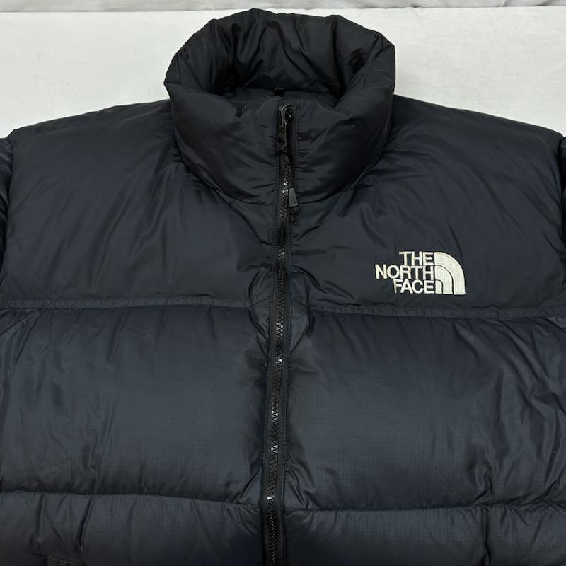ザノースフェイス THE NORTH FACE ジャケット、上着 ダウンジャケット オールド 00s ヌプシ ダウンジャケット NUPTSE DOWN JACKET L ロゴ、文字 X 刺繍 黒 / ブラック / black メンズ USED 古着 中古 50153146