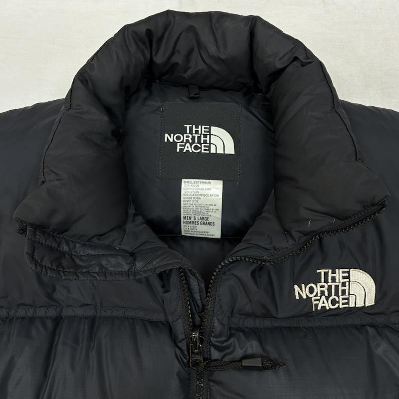 ザノースフェイス THE NORTH FACE ジャケット、上着 ダウンジャケット オールド 00s ヌプシ ダウンジャケット NUPTSE DOWN JACKET L ロゴ、文字 X 刺繍 黒 / ブラック / black メンズ USED 古着 中古 50153146