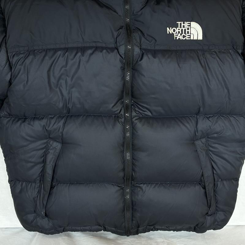 ザノースフェイス THE NORTH FACE ジャケット、上着 ダウンジャケット オールド 00s ヌプシ ダウンジャケット NUPTSE DOWN JACKET L ロゴ、文字 X 刺繍 黒 / ブラック / black メンズ USED 古着 中古 50153146