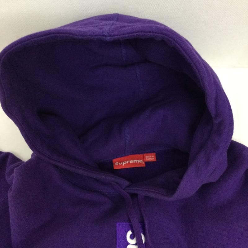 シュプリーム Supreme パーカー 長袖 シュプリーム Supreme Cross Box Logo Hooded Sweatshirt クロスボックスロゴフーデッドスウェット L ロゴ、文字 紫 / パープル / purple メンズ USED 古着 中古 50153155