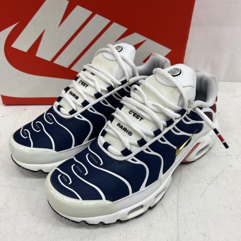 ナイキ NIKE シューズ シューズ AIR MAX PLUS エアマックスプラス パリサンジェルマン FZ4776-100 26.0cm 白 / ホワイト / white X 紺 / ネイビー / navy メンズ USED 古着 中古 50153159