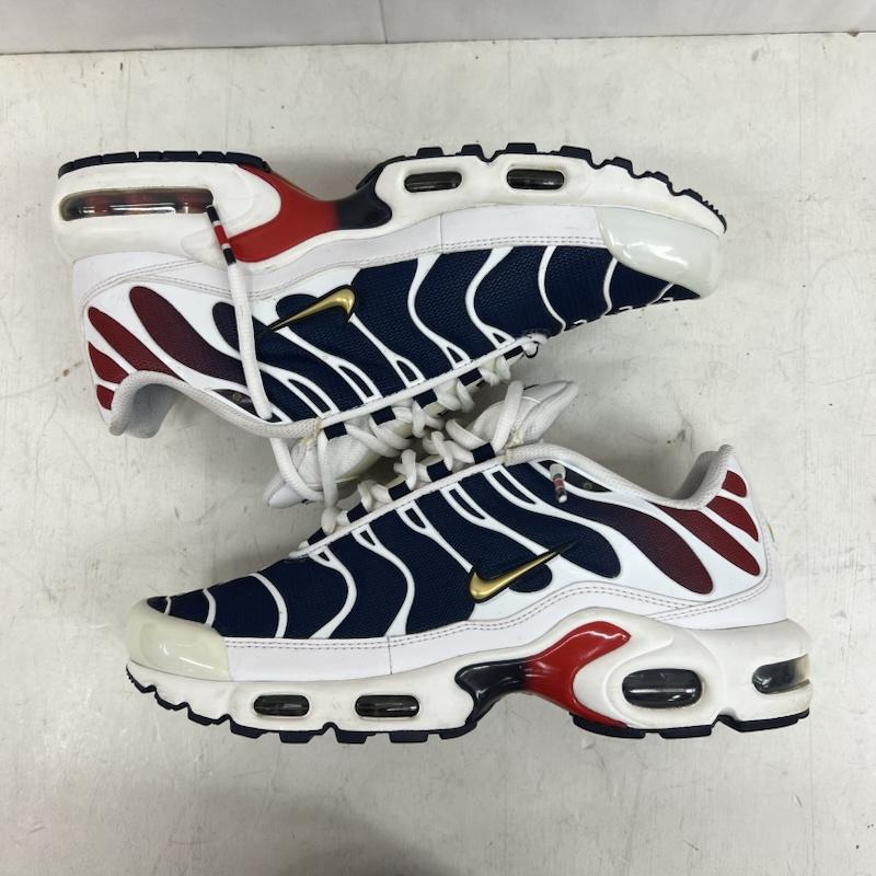 ナイキ NIKE シューズ シューズ AIR MAX PLUS エアマックスプラス パリサンジェルマン FZ4776-100 26.0cm 白 / ホワイト / white X 紺 / ネイビー / navy メンズ USED 古着 中古 50153159