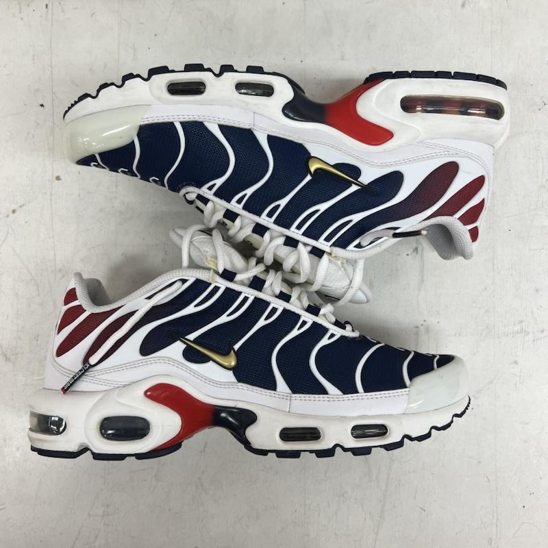 ナイキ NIKE シューズ シューズ AIR MAX PLUS エアマックスプラス パリサンジェルマン FZ4776-100 26.0cm 白 / ホワイト / white X 紺 / ネイビー / navy メンズ USED 古着 中古 50153159