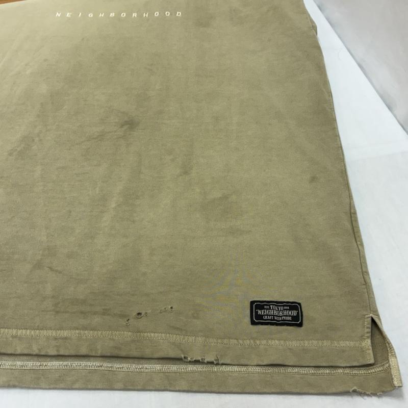 ネイバーフッド NEIGHBORHOOD Tシャツ 長袖 19AW 192FPNH-CSM02S SAVAGE.SQD/C-CREW.LS ダメージ ヴィンテージ加工 ロンT XL ロゴ、文字 X 刺繍 X ダメージ加工 メンズ USED 古着 中古 50153167