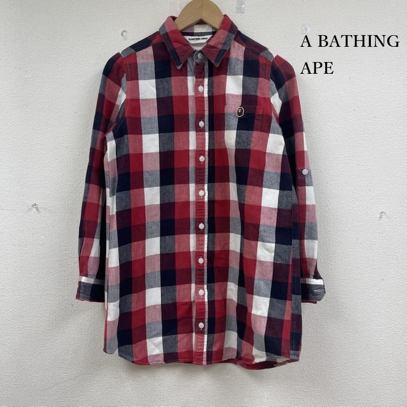 アベイシングエイプ A BATHING APE トップス トップス チェック ネル シャツ XXS マルチカラー / マルチカラー / multicolor メンズ USED 古着 中古 50153174