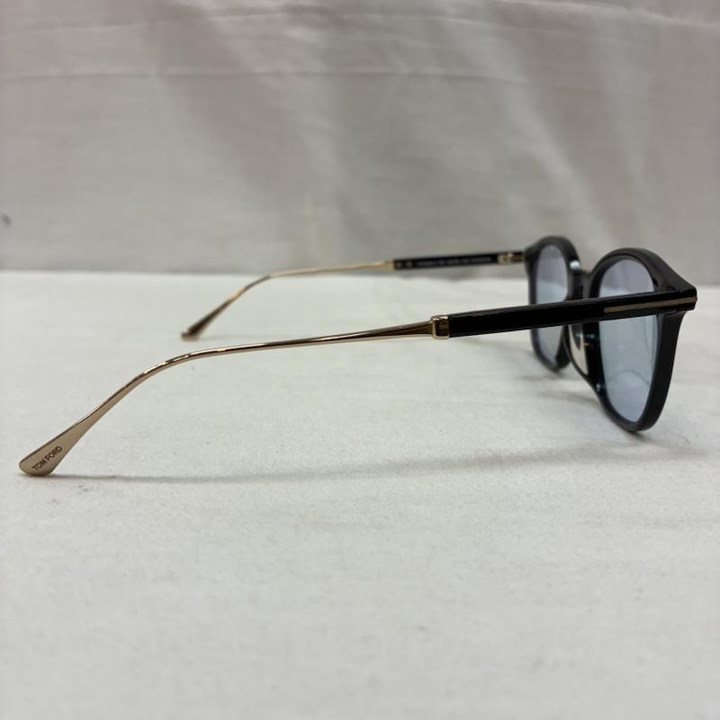 トム フォード TOM FORD めがね・サングラス サングラス TF5484-F 001 52-20 145 アジアンフィット ボストン ウェリントン サングラス 度入りレンズ - 黒 / ブラック / black X 金 / ゴールド / gold color メンズ USED 古着 中古 50153182