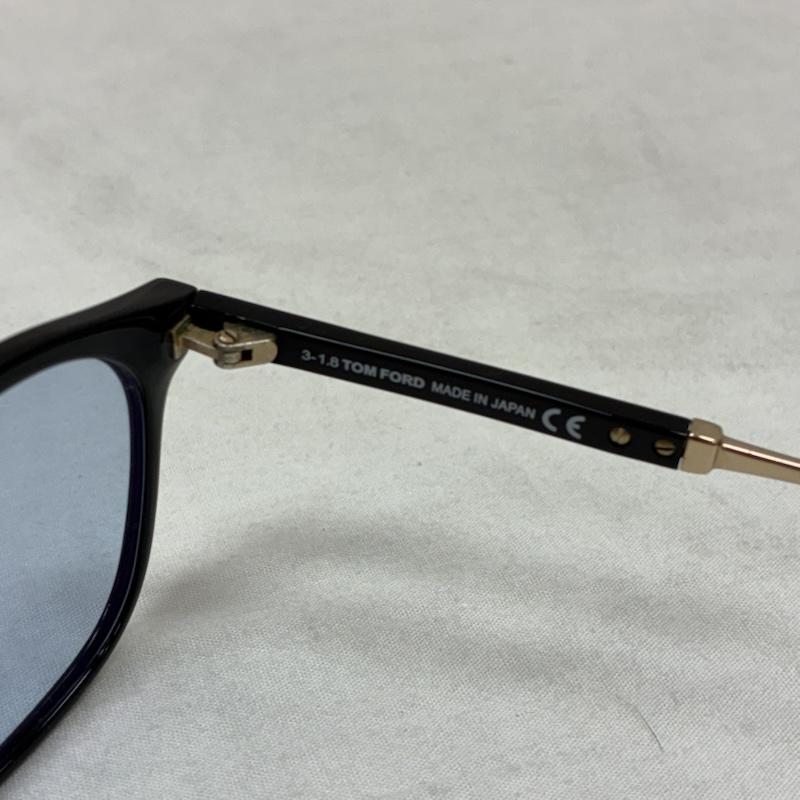トム フォード TOM FORD めがね・サングラス サングラス TF5484-F 001 52-20 145 アジアンフィット ボストン ウェリントン サングラス 度入りレンズ - 黒 / ブラック / black X 金 / ゴールド / gold color メンズ USED 古着 中古 50153182