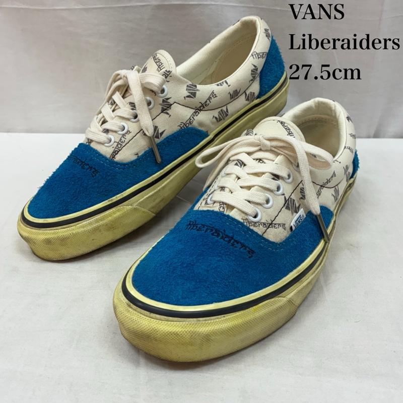 バンズ VANS スニーカー スニーカー Liberaiders リベレイダース Era 95 DX スウェード コットンツイル スニーカー 27.5cm 総柄 X ロゴ、文字 X 刺繍 X ダメージ加工 メンズ USED 古着 中古 50153187
