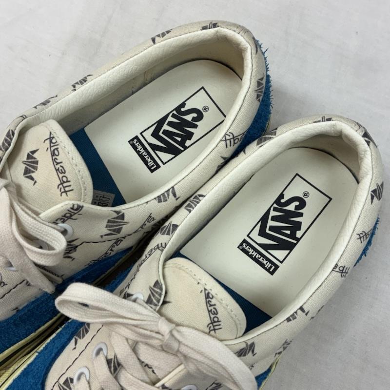 バンズ VANS スニーカー スニーカー Liberaiders リベレイダース Era 95 DX スウェード コットンツイル スニーカー 27.5cm 総柄 X ロゴ、文字 X 刺繍 X ダメージ加工 メンズ USED 古着 中古 50153187
