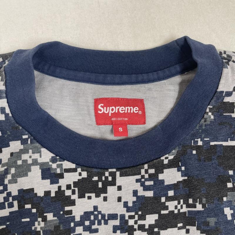 シュプリーム Supreme トップス トップス 17AW Pocket Tee Digicam コットン 迷彩柄 tシャツ S マルチカラー / マルチカラー / multicolor メンズ USED 古着 中古 50153189