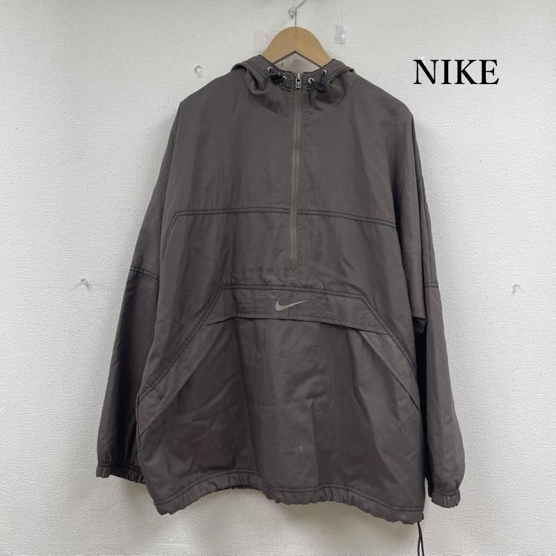 ナイキ NIKE ジャケット、上着 ジャンパー、ブルゾン 90s アノラック ナイロン ハーフ ジップアップ ジャケット M 茶 / ブラウン / brown メンズ USED 古着 中古 50153193