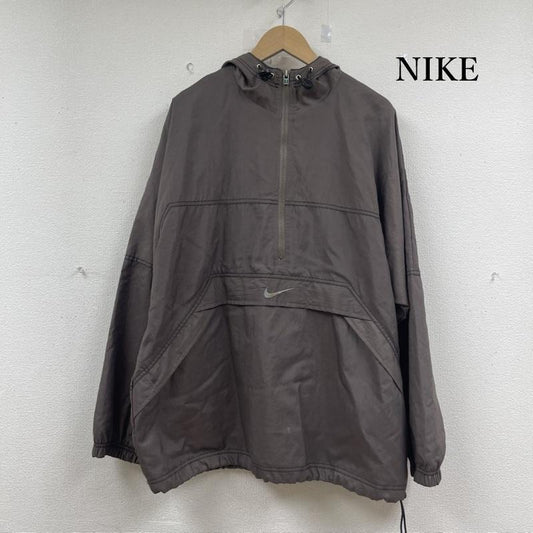 ナイキ NIKE ジャケット、上着 ジャンパー、ブルゾン 90s アノラック ナイロン ハーフ ジップアップ ジャケット M 茶 / ブラウン / brown メンズ USED 古着 中古 50153193