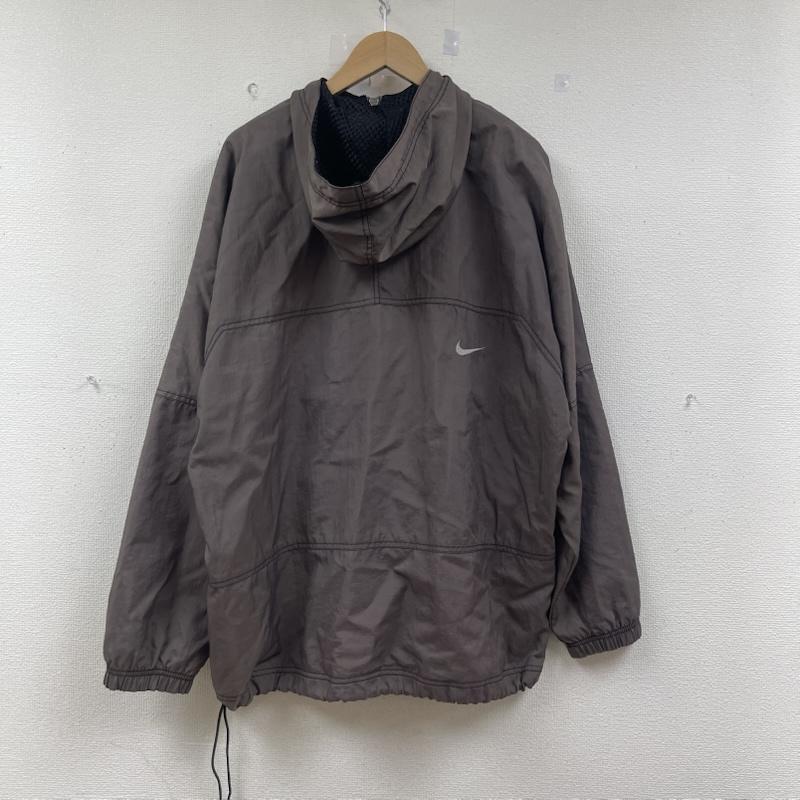 ナイキ NIKE ジャケット、上着 ジャンパー、ブルゾン 90s アノラック ナイロン ハーフ ジップアップ ジャケット M 茶 / ブラウン / brown メンズ USED 古着 中古 50153193