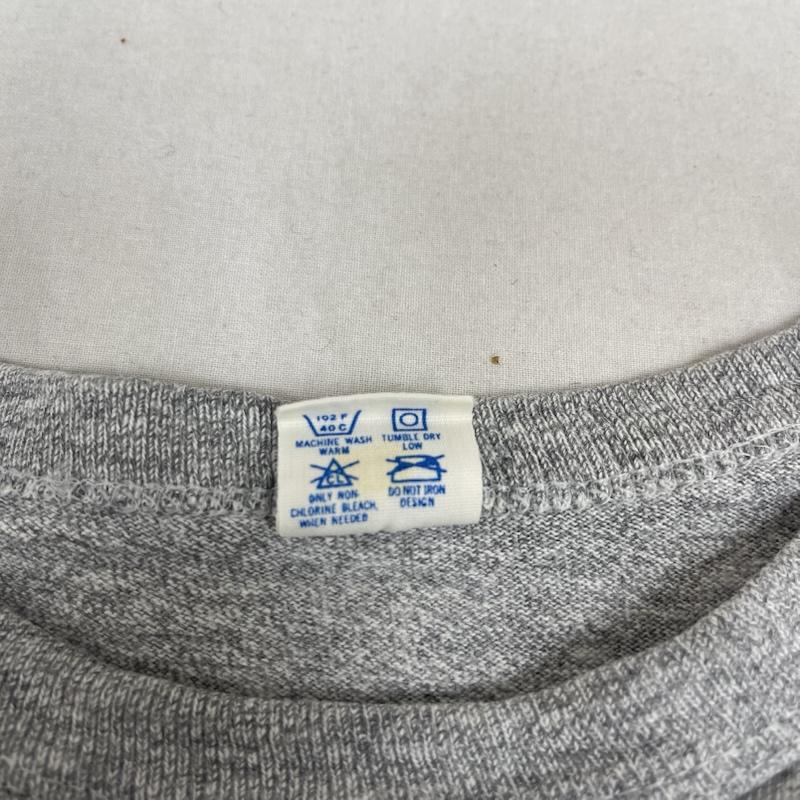 チャンピオン Champion トップス トップス 80s usa製トリコ タグ 霜降り 染込み 両面 プリント Tシャツ M 灰 / グレー / gray メンズ USED 古着 中古 50153202