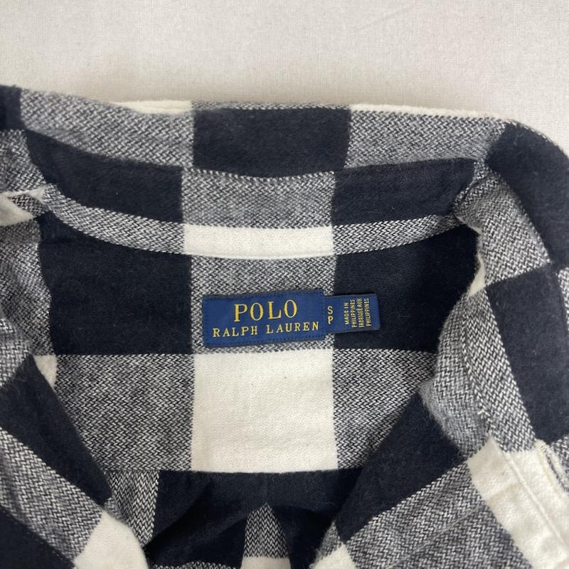 ポロラルフローレン POLO RALPH LAUREN トップス トップス ブロック バッファロー チェック フリンジ シャツ S 黒 / ブラック / black メンズ USED 古着 中古 50153203