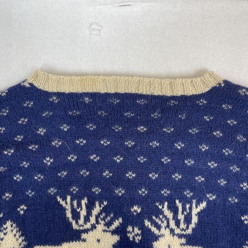 ポロバイラルフローレン Polo by RALPH LAUREN トップス トップス ハンド ニット ノルディック 柄 セーター M 紺 / ネイビー / navy メンズ USED 古着 中古 50153248