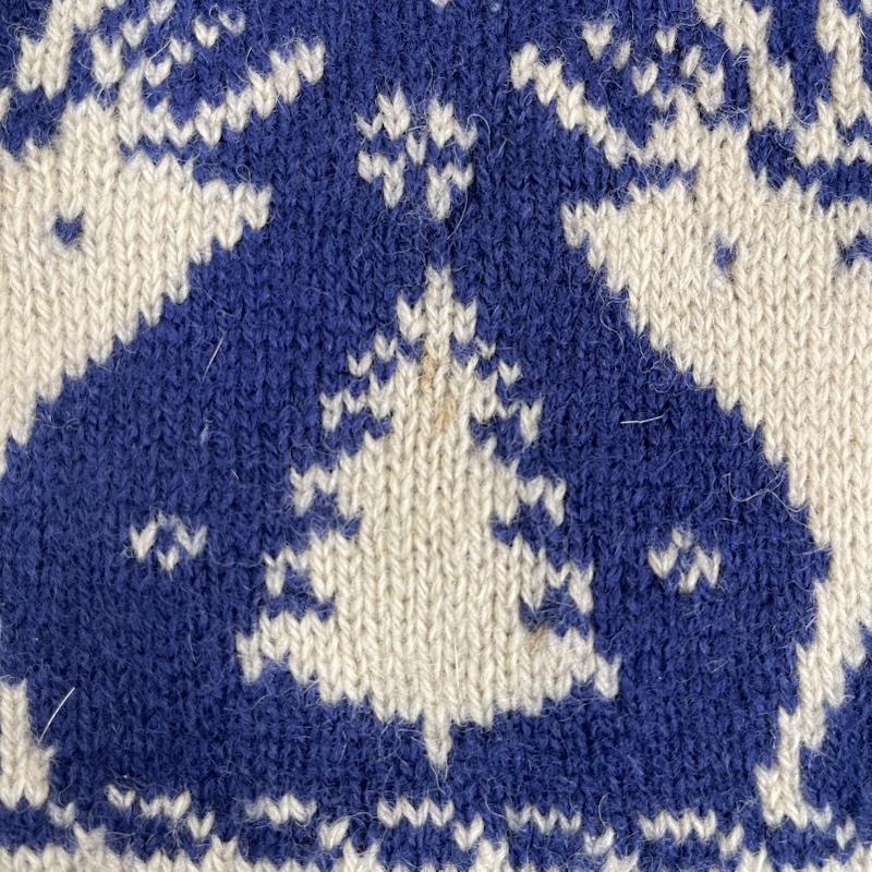 ポロバイラルフローレン Polo by RALPH LAUREN トップス トップス ハンド ニット ノルディック 柄 セーター M 紺 / ネイビー / navy メンズ USED 古着 中古 50153248
