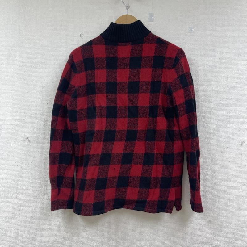 ローレンラルフローレン LAUREN RALPH LAUREN トップス トップス ハーフ ジップ ニット バッファロー チェック 柄 モック ネック S 赤 / レッド / red レディース USED 古着 中古 50153251