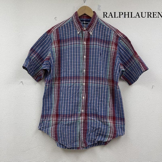 ラルフローレン RALPHLAUREN トップス トップス シアサッカー チェック 柄 半袖 コットン シャツ M マルチカラー / マルチカラー / multicolor メンズ USED 古着 中古 50153254