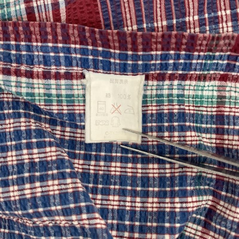 ラルフローレン RALPHLAUREN トップス トップス シアサッカー チェック 柄 半袖 コットン シャツ M マルチカラー / マルチカラー / multicolor メンズ USED 古着 中古 50153254