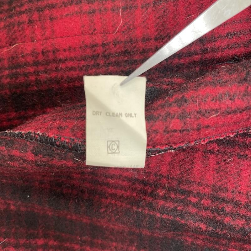 ウールリッチ WOOLRICH トップス トップス USA製 ウール バッファロー チェック ベスト 赤 / レッド / red メンズ USED 古着 中古 50153258