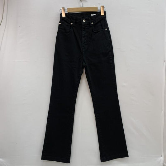 ダブル スタンダード クロージング DOUBLE STANDARD CLOTHING ボトムス ボトムス ストレッチ ブラック デニムパンツ フレア 36 レディース USED 古着 中古 50153265