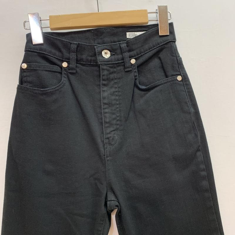 ダブル スタンダード クロージング DOUBLE STANDARD CLOTHING ボトムス ボトムス ストレッチ ブラック デニムパンツ フレア 36 レディース USED 古着 中古 50153265