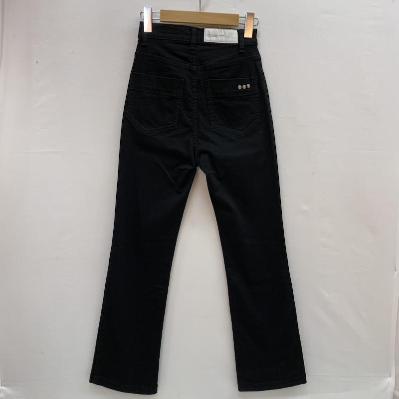 ダブル スタンダード クロージング DOUBLE STANDARD CLOTHING ボトムス ボトムス ストレッチ ブラック デニムパンツ フレア 36 レディース USED 古着 中古 50153265