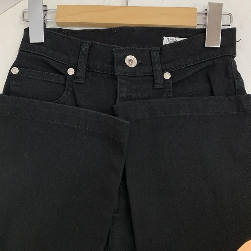 ダブル スタンダード クロージング DOUBLE STANDARD CLOTHING ボトムス ボトムス ストレッチ ブラック デニムパンツ フレア 36 レディース USED 古着 中古 50153265