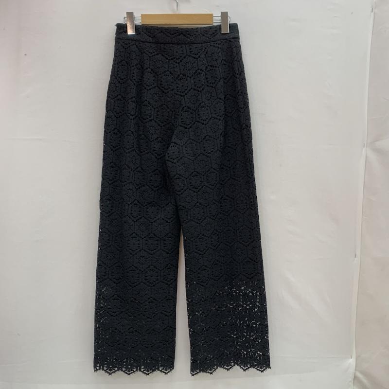イエナ IENA ボトムス ボトムス かぎ編み レースパンツ 38 黒 / ブラック / black レディース USED 古着 中古 50153266