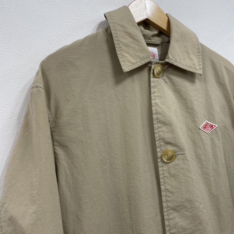 ダントン Danton トップス トップス ステンカラー ロング コート ナイロン 34 無地 X ワンポイント X ロゴ、文字 ベージュ / ベージュ / beige レディース USED 古着 中古 50153270